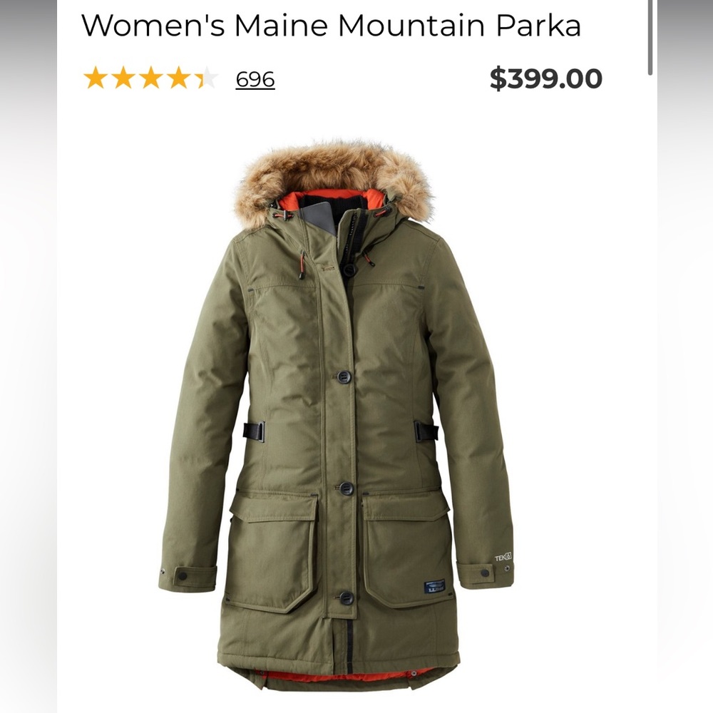 LL Bean Women’s Maine Mountain Parka